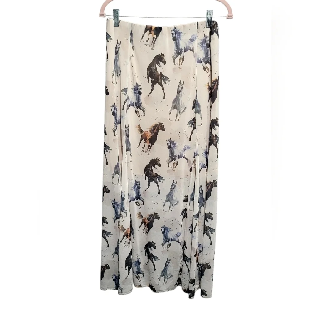 The Mustang Sheer Maxi Skirt Large